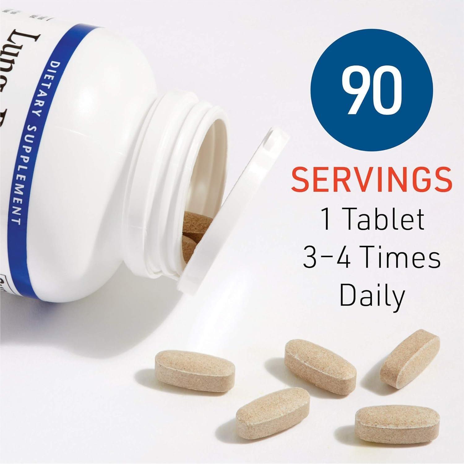 Suplemento Natural Respiratorio Natural Factors 90 Tabletas