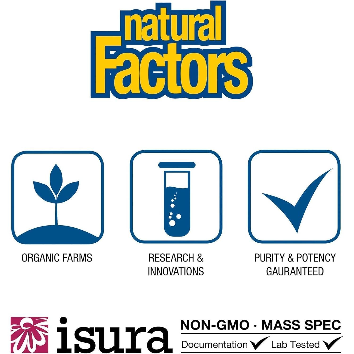 Suplemento Natural Respiratorio Natural Factors 90 Tabletas