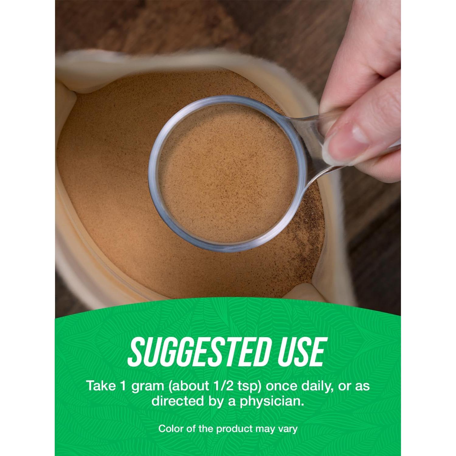 Extracto de Hoja de Mullein BulkSupplements 250g - Suplemento Herbal