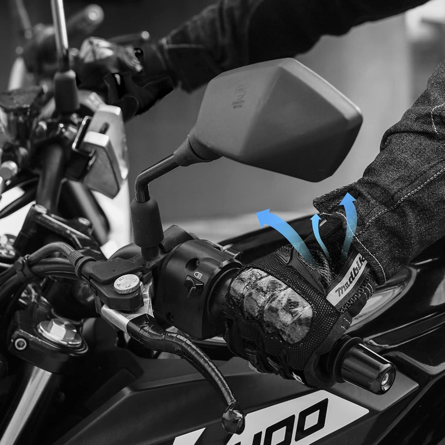 Guantes de Motocicleta MADBIKE MD66 Transpirables XXL