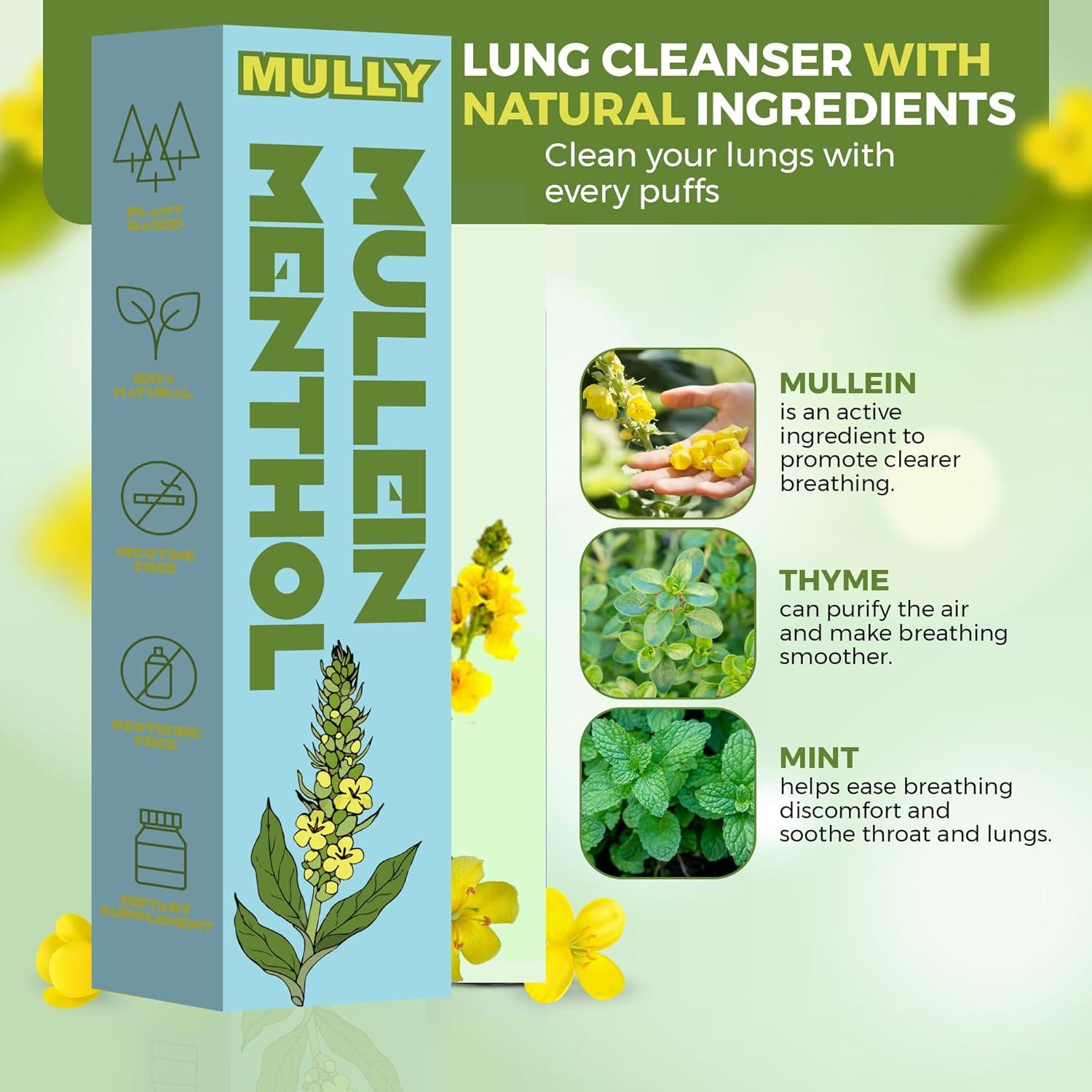 Bolígrafo Difusor Herbal Mully Menthol - Limpieza Pulmones