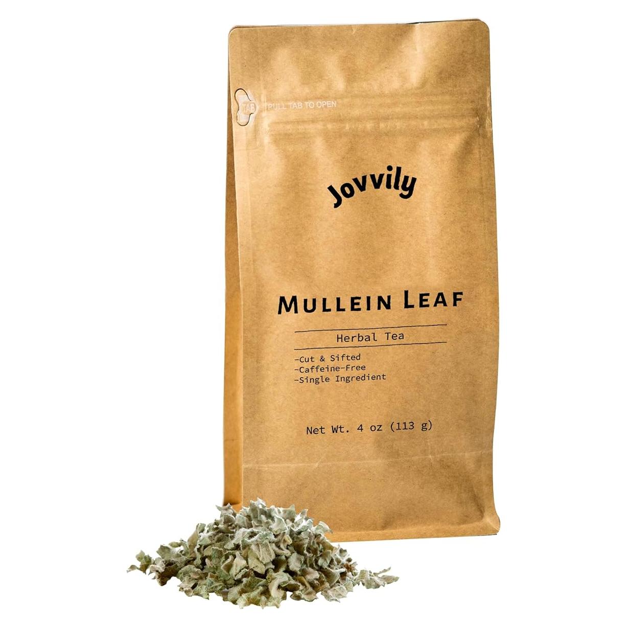 Té Herbal Sin Cafeína Jovvily Hoja de Mullein 113 g