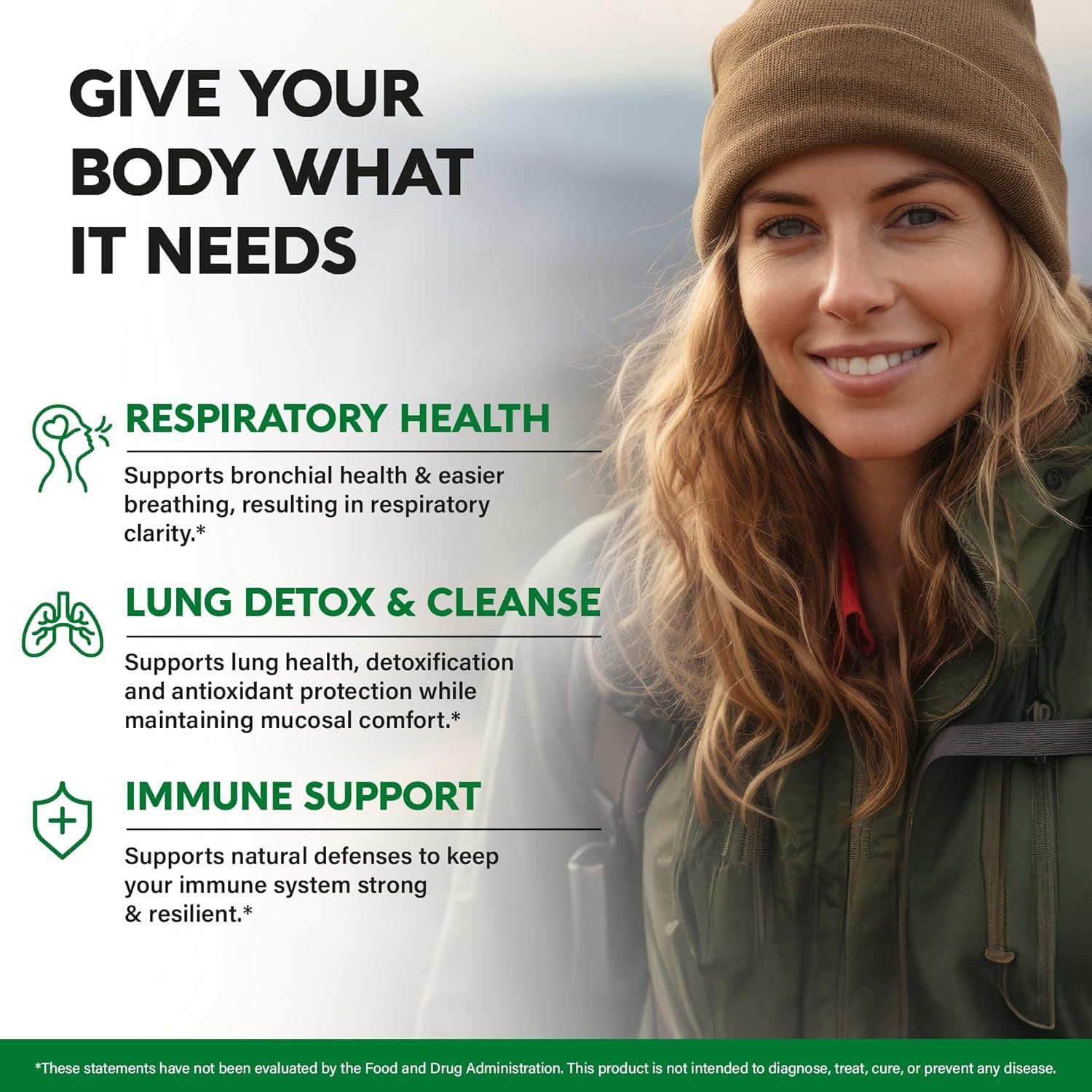 Cápsulas de Mullein Nutra Harmony - Desintoxicación Pulmonar 120 Unidades