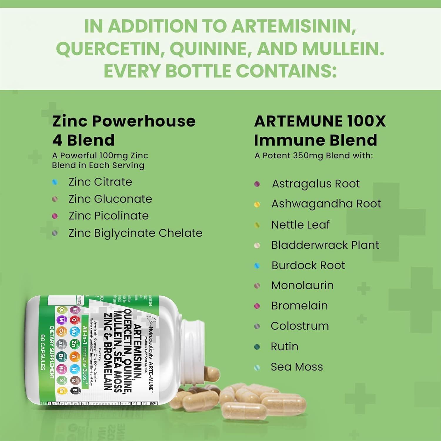 Suplemento Inmunológico 15 en 1 Clean Nutraceuticals 50g