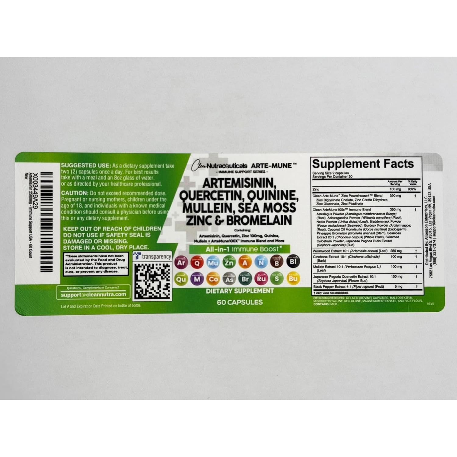 Suplemento Inmunológico 15 en 1 Clean Nutraceuticals 50g