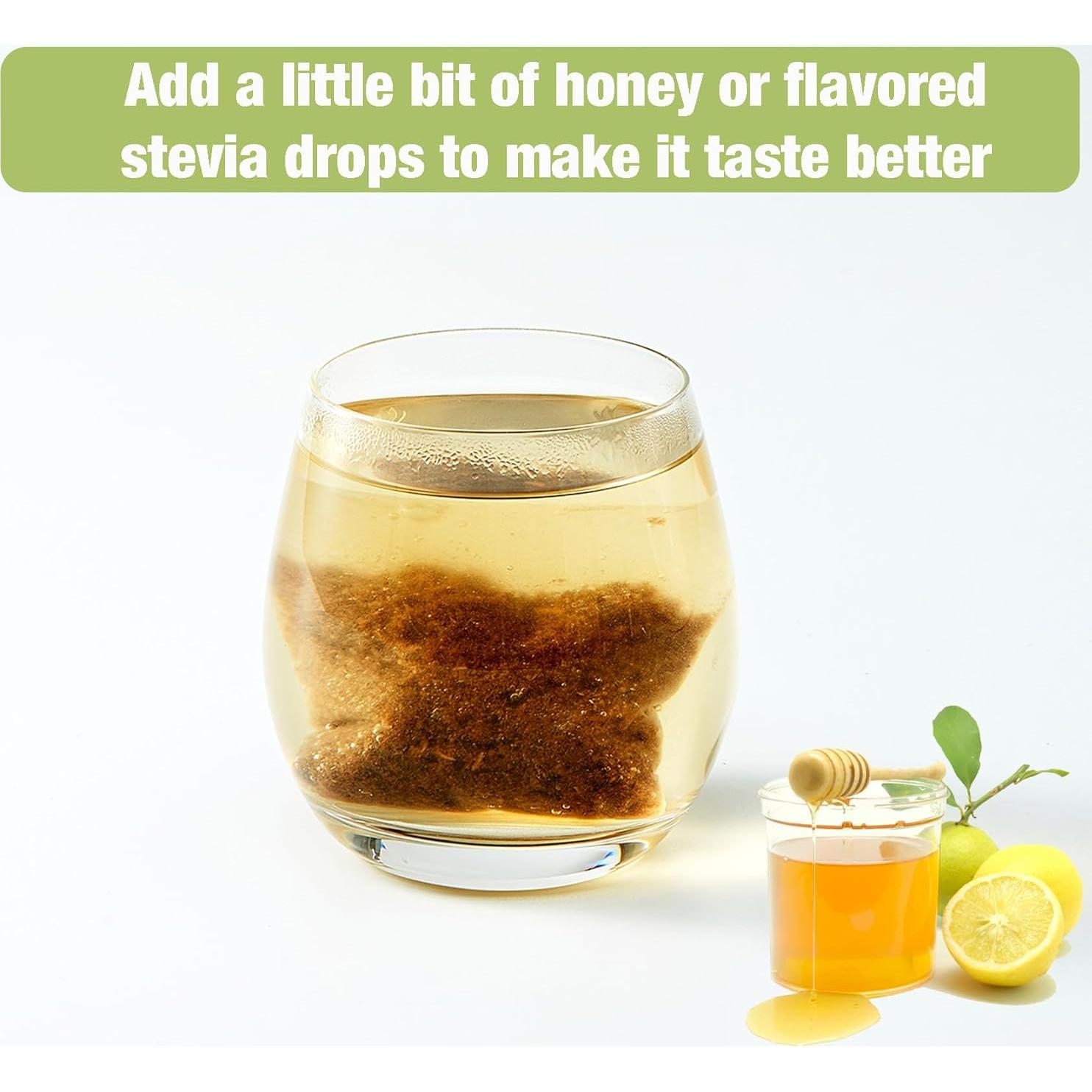 40 Bolsas de Té de Hoja de Mullein VitalForest - Detox Pulmones