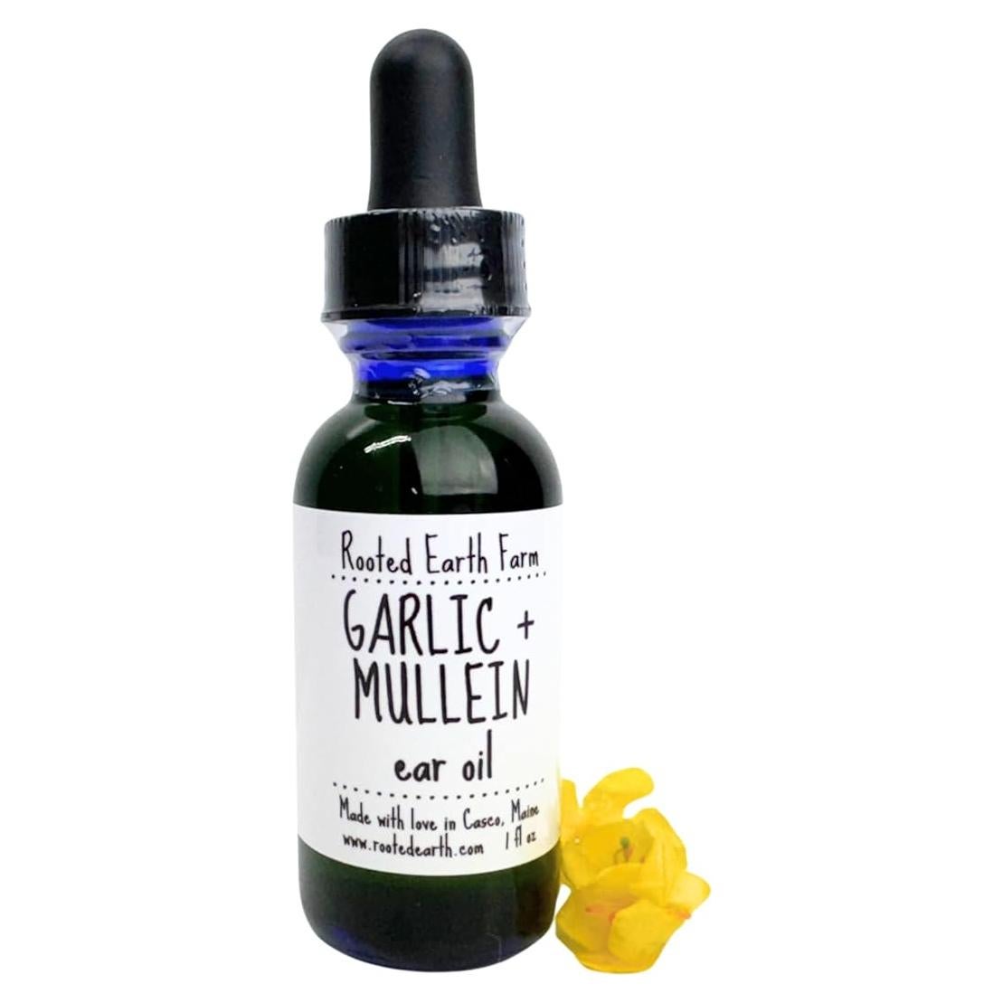 Aceite de Ajo y Mullein para Oídos Rooted Earth Farm 30ml