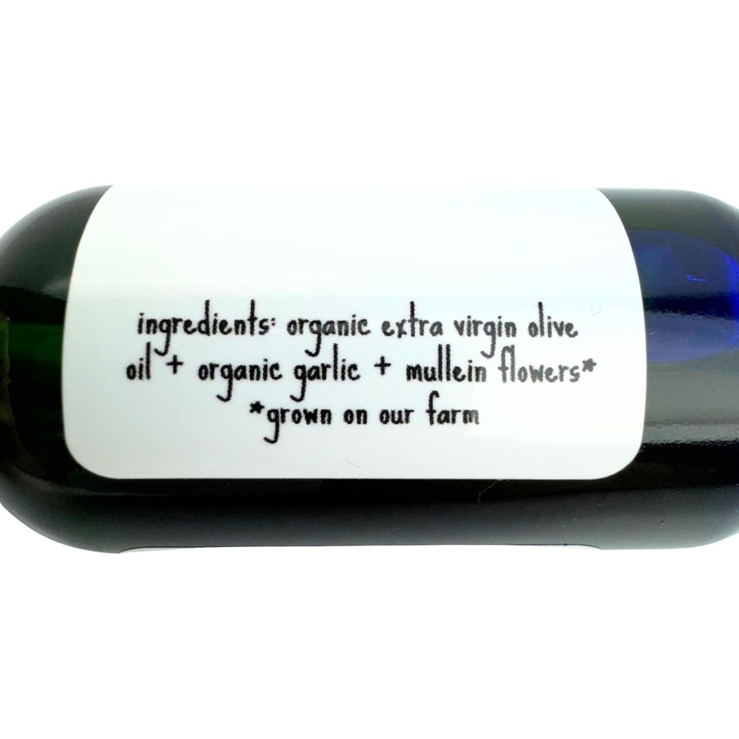 Aceite de Ajo y Mullein para Oídos Rooted Earth Farm 30ml