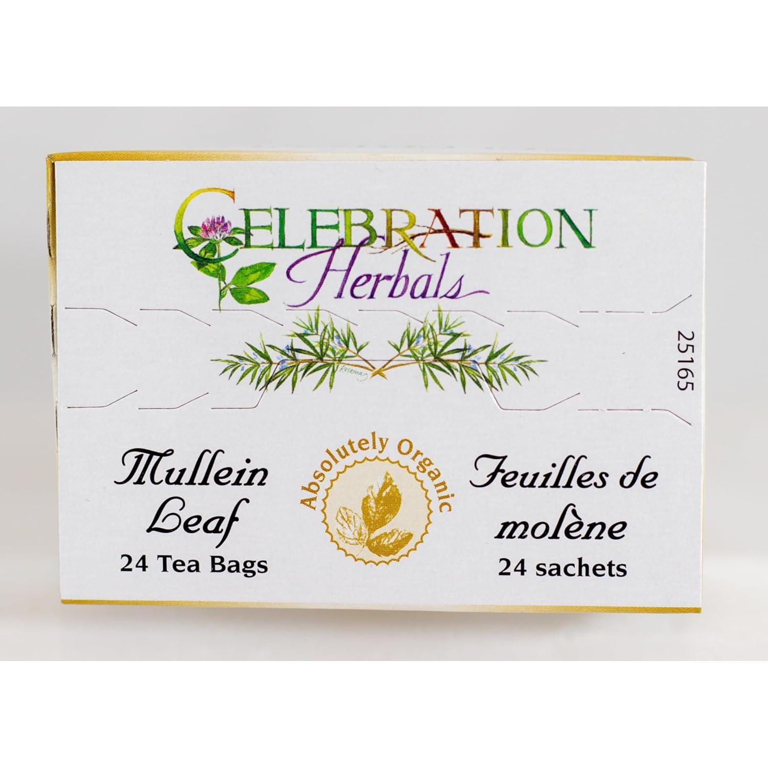 Té de hoja de malva orgánica Celebration Herbals 24 bolsas