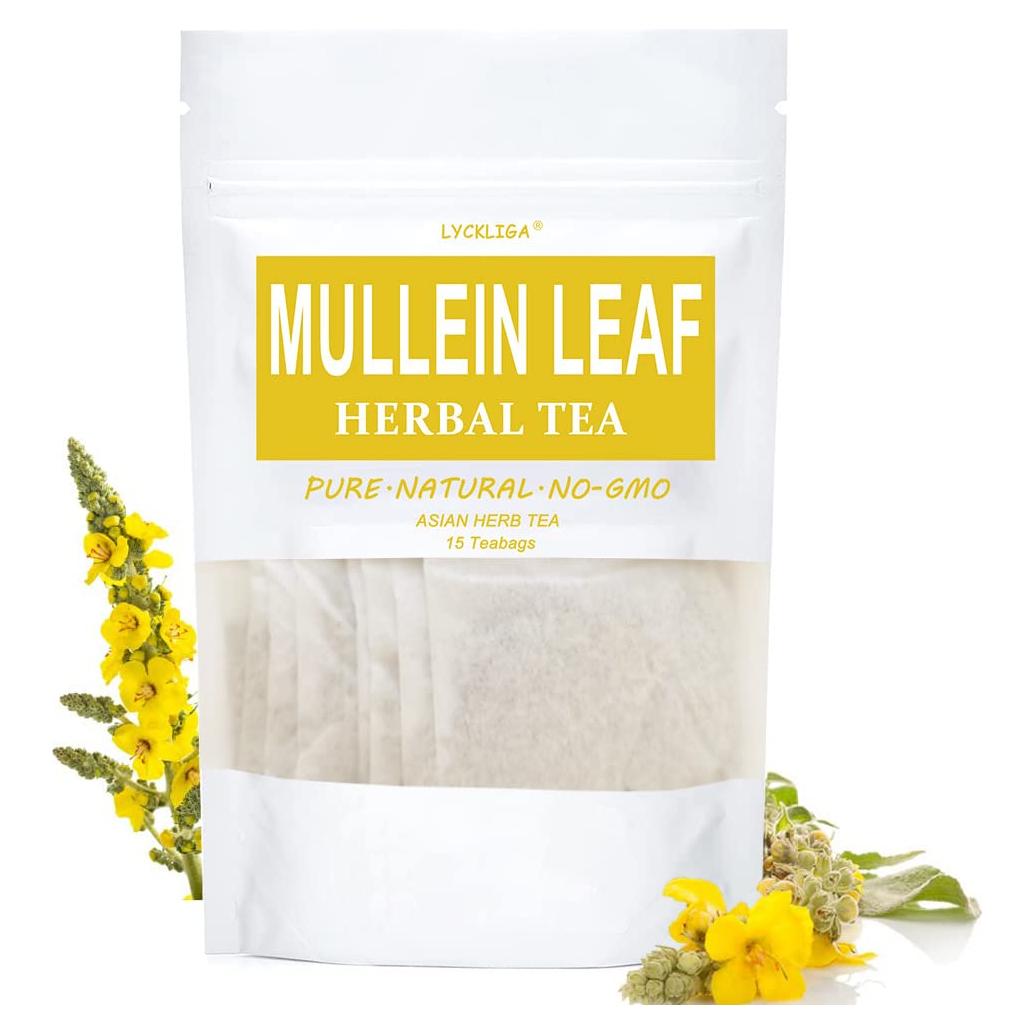 Té de Hoja de Mullein LYCKLIGA - 15 Bolsitas Ecológicas
