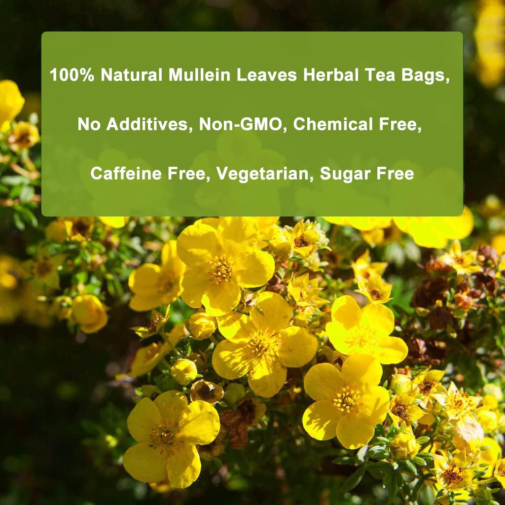 Té de Hoja de Mullein LYCKLIGA - 15 Bolsitas Ecológicas