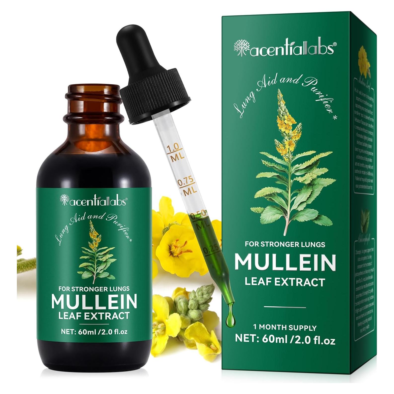 Gotas de Mullein WeiWeiLa 60 ml - Extracto para Pulmones