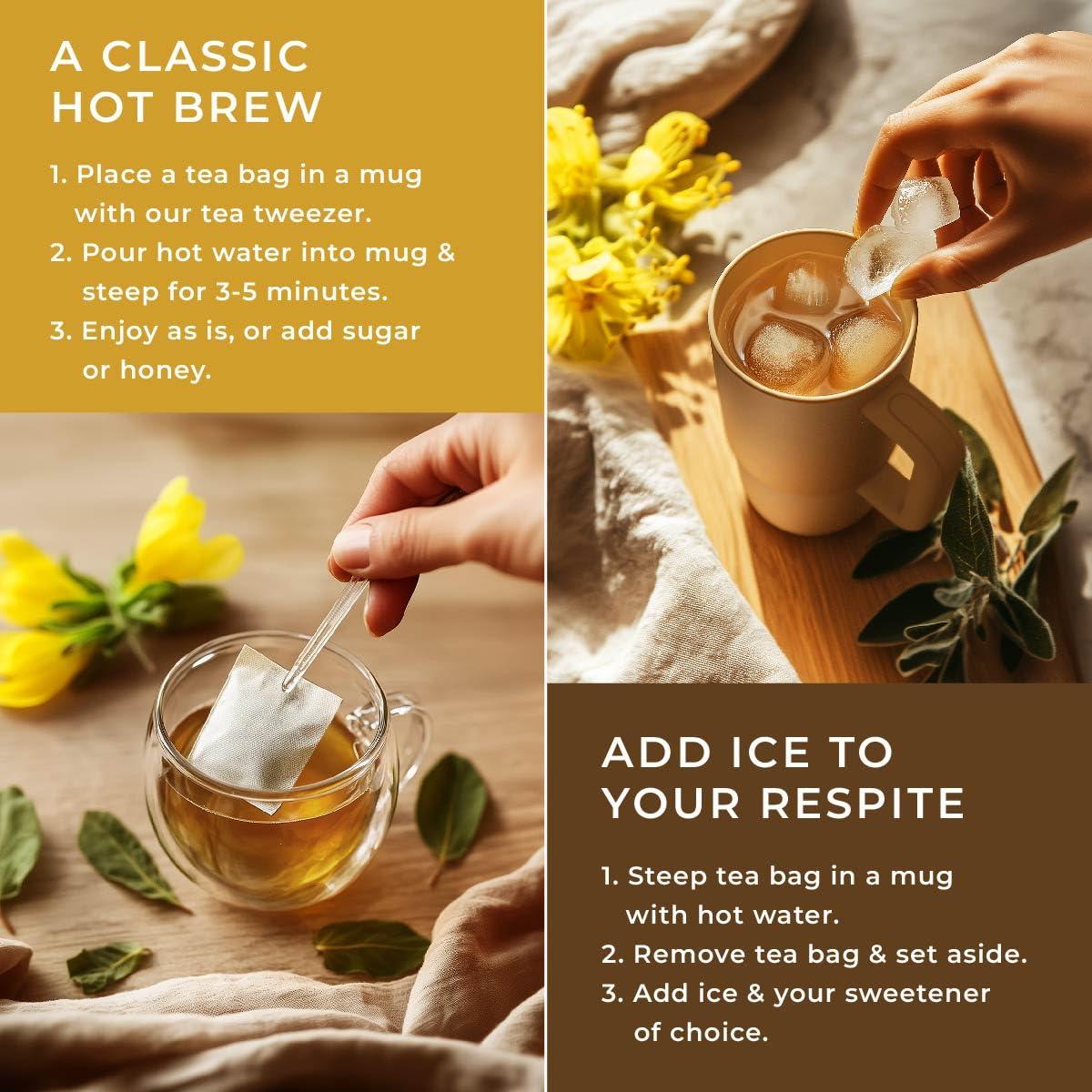 Té de Hoja de Mullein Gya Tea Co 50 Bolsitas Sin Cafeína