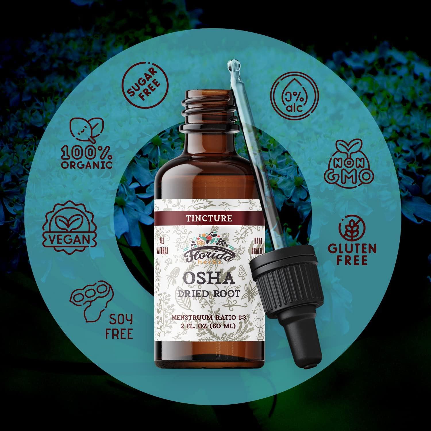 Tintura Orgánica de Raíz de Osha 60 ml - Soporte Respiratorio