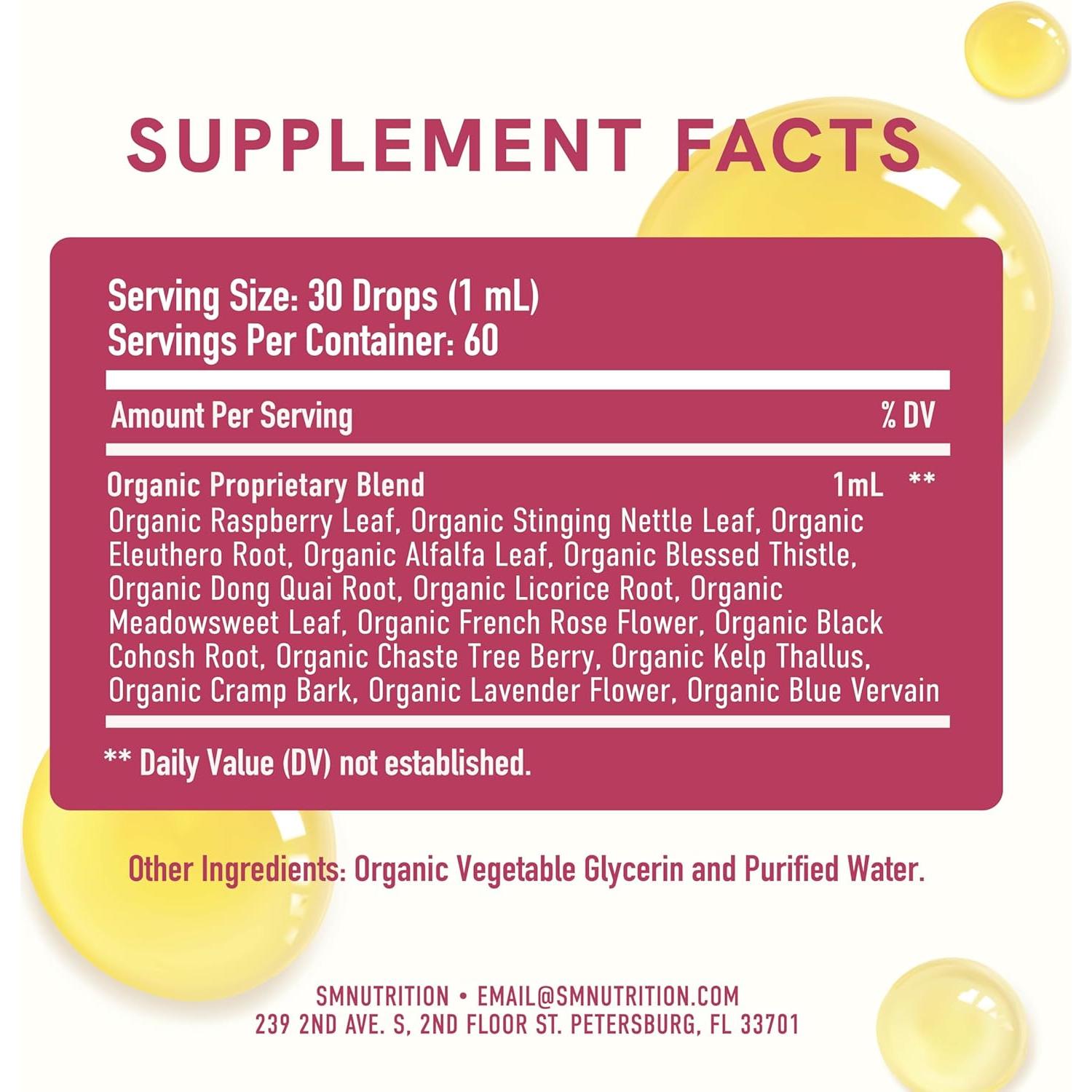 Gotas Líquidas Equilibrio Hormonal SMNutrition 60ml Veganas