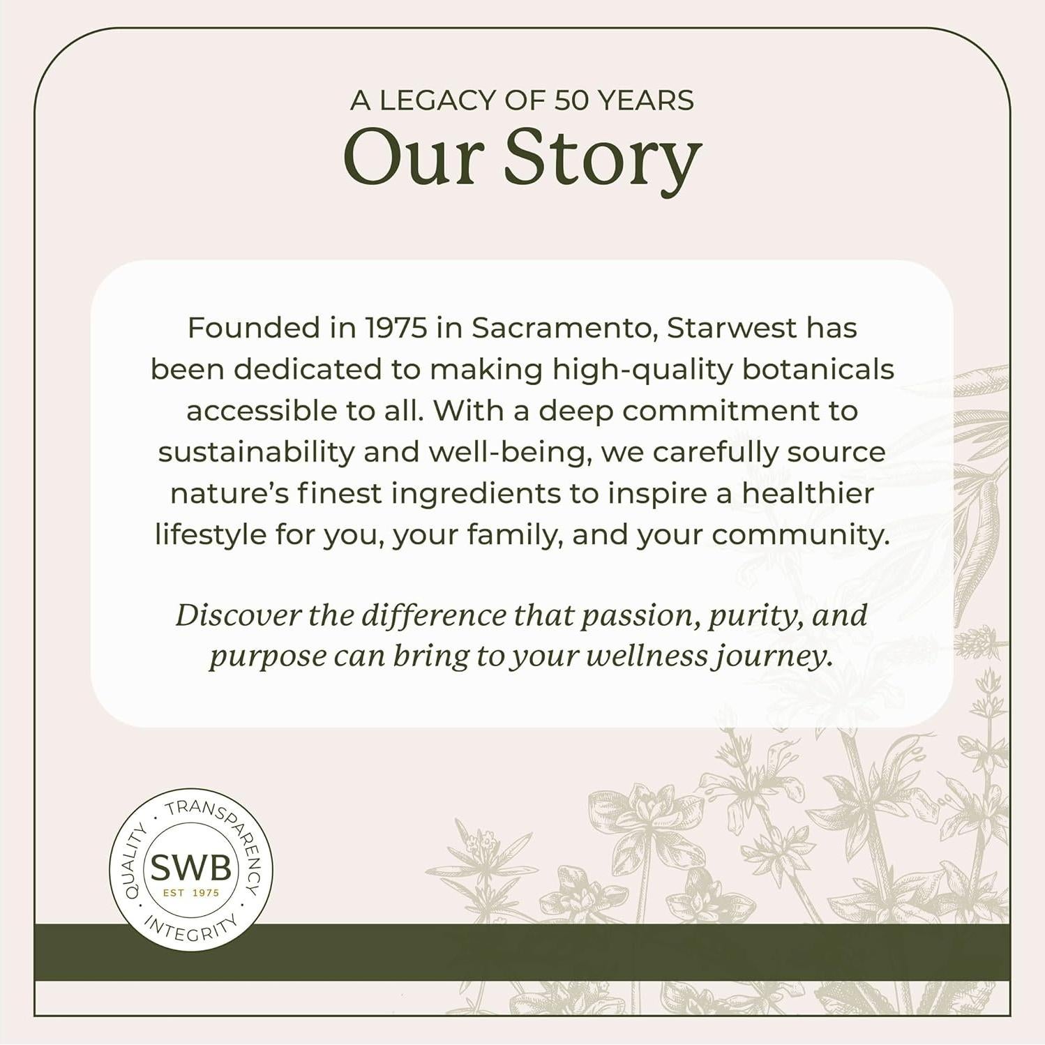 Polvo de Flor de Caléndula Orgánico Starwest 113 g - Sin Cafeína