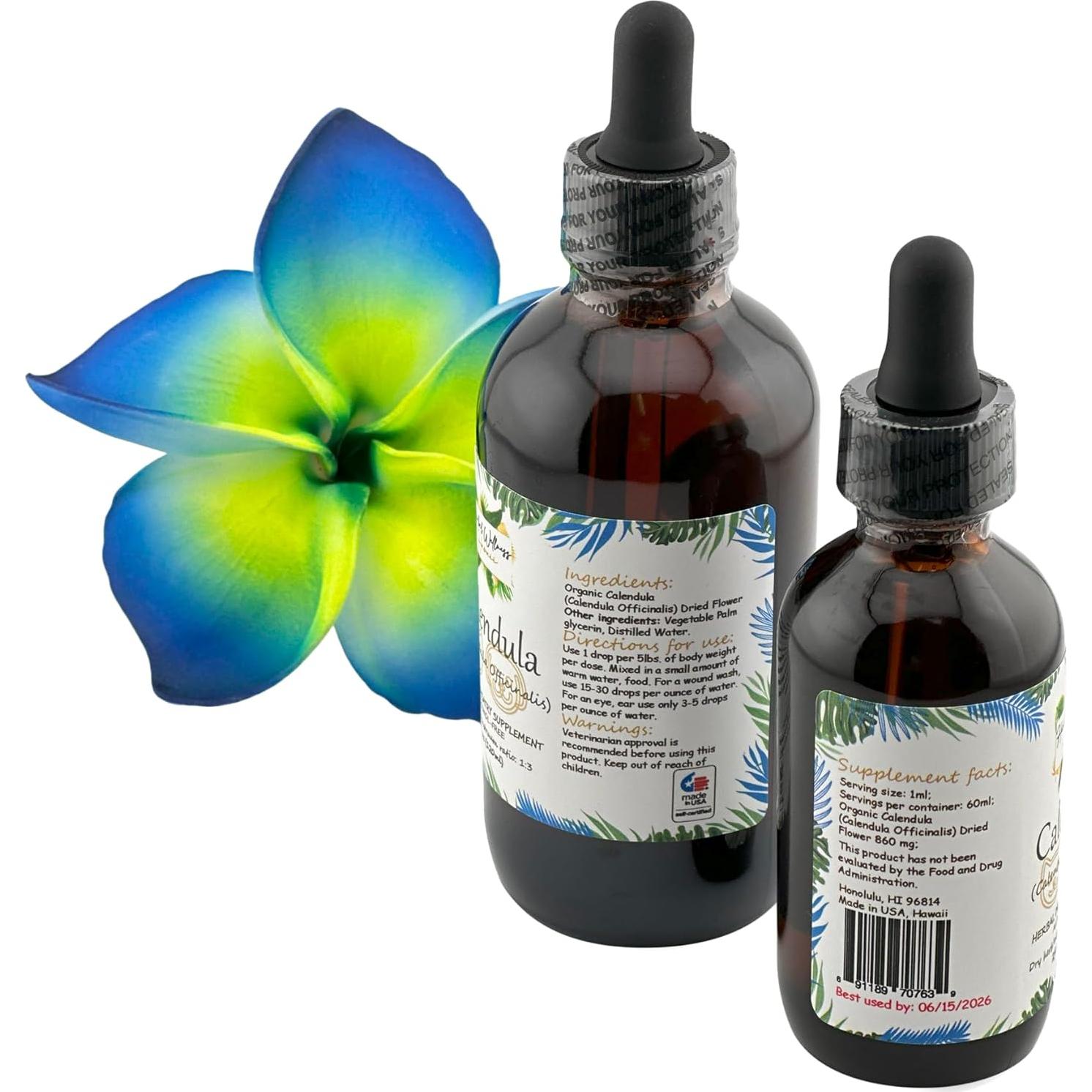 Extracto Líquido de Caléndula Veterinaria Orgánico 60 ml