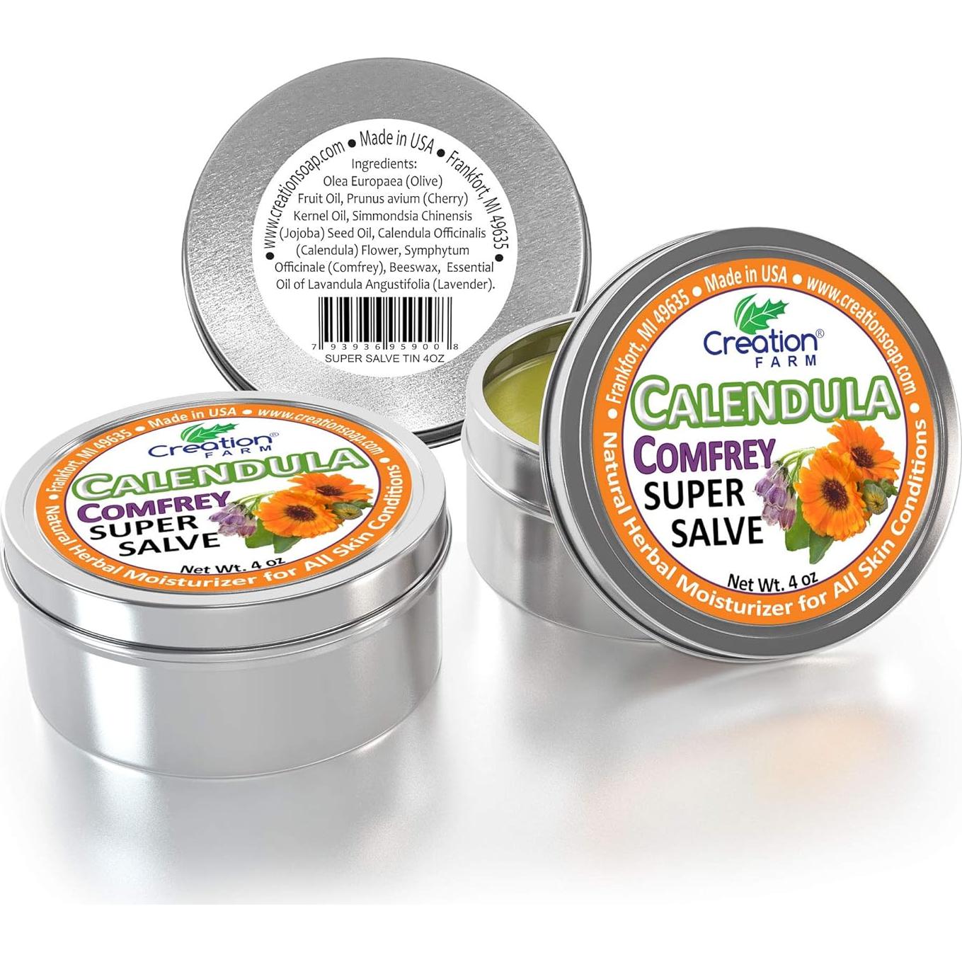 Salve Herbal Creation Farm de Caléndula y Consuelda 113g