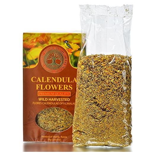 Flores de Caléndula Siberiana Premium 75g - Té Herbal Natural