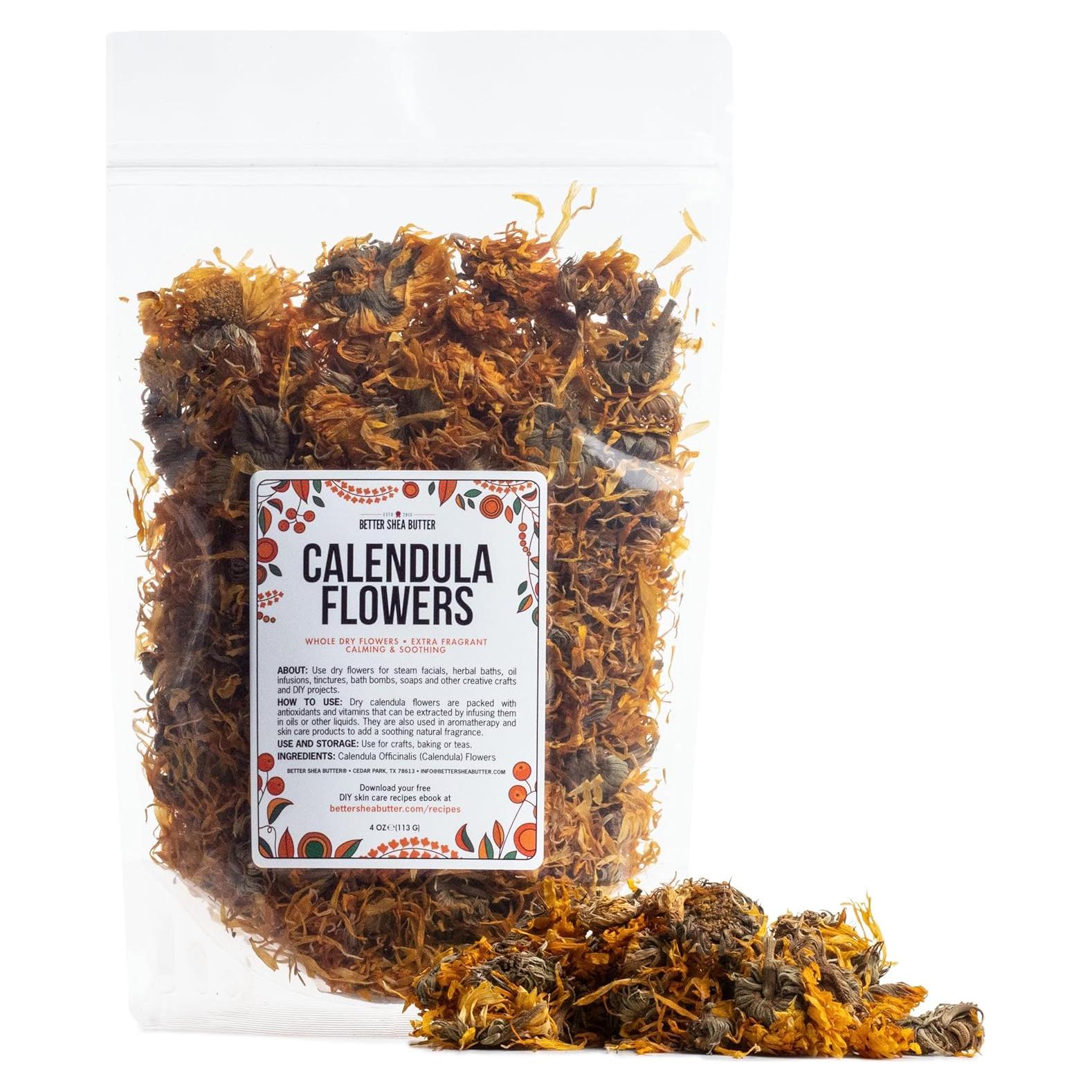 Flores Secas de Caléndula Comestibles 113 g - BSB