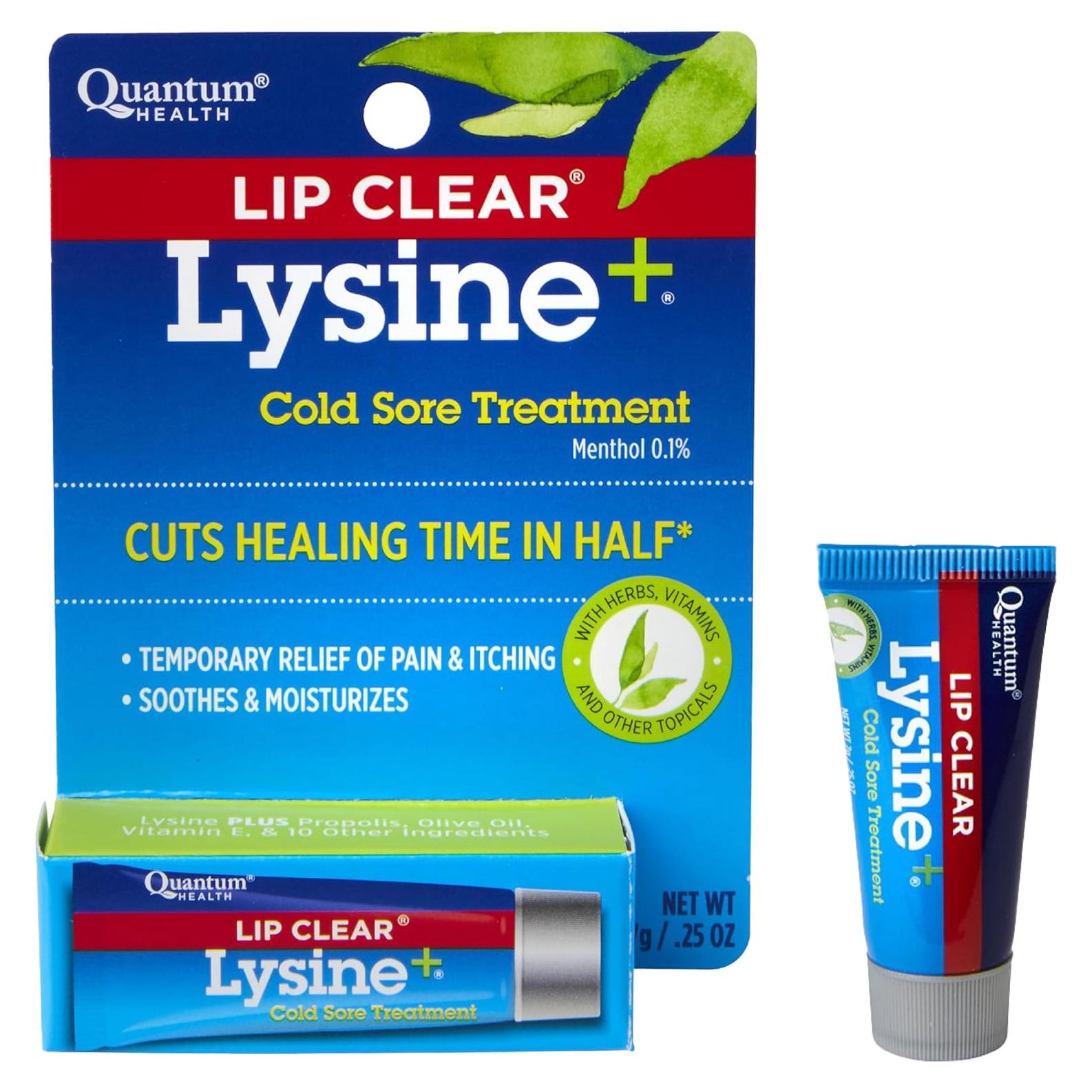 Ungüento Lip Clear Lysine+ Quantum Health 7.09 g - Alivio Herpes Labial