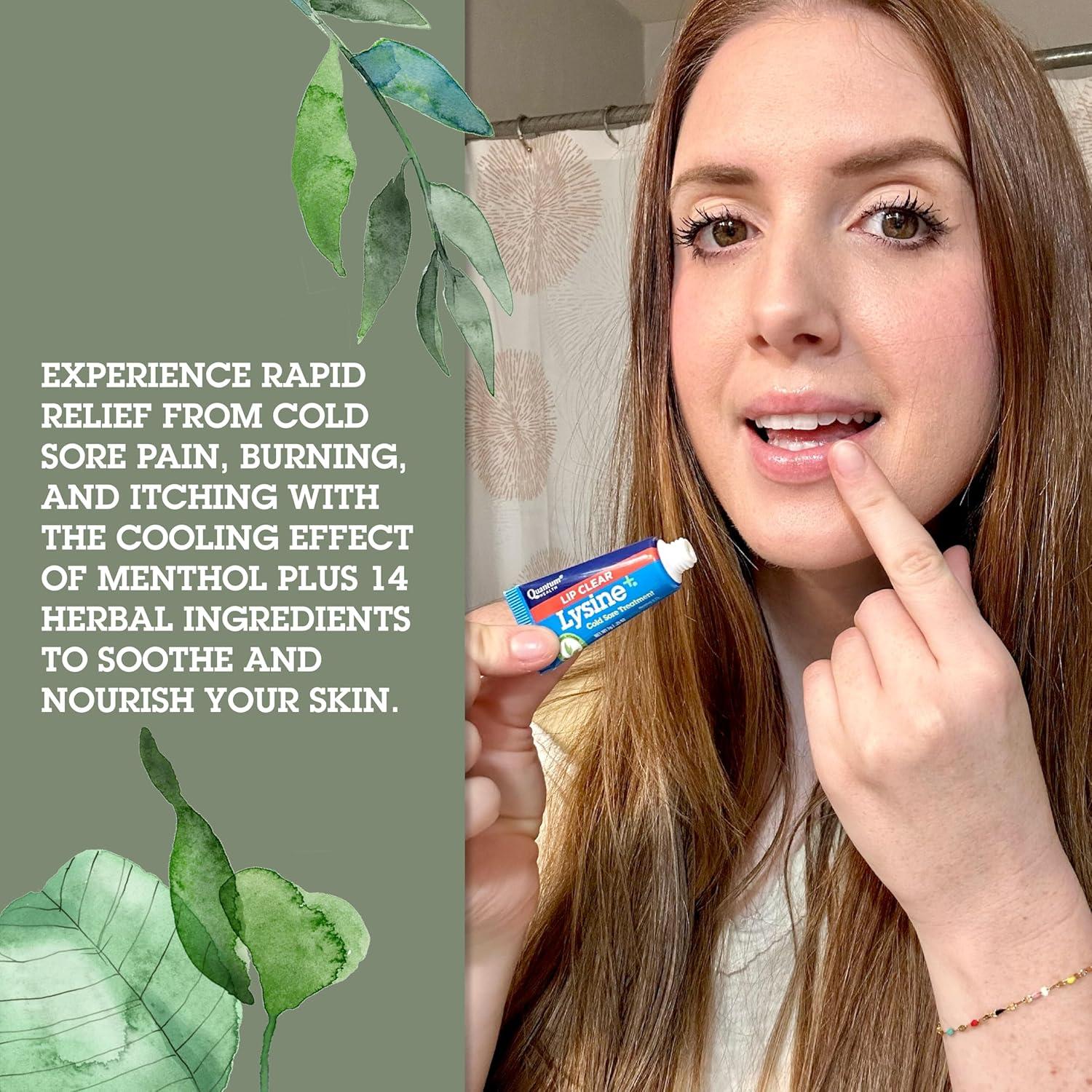 Ungüento Lip Clear Lysine+ Quantum Health 7.09 g - Alivio Herpes Labial