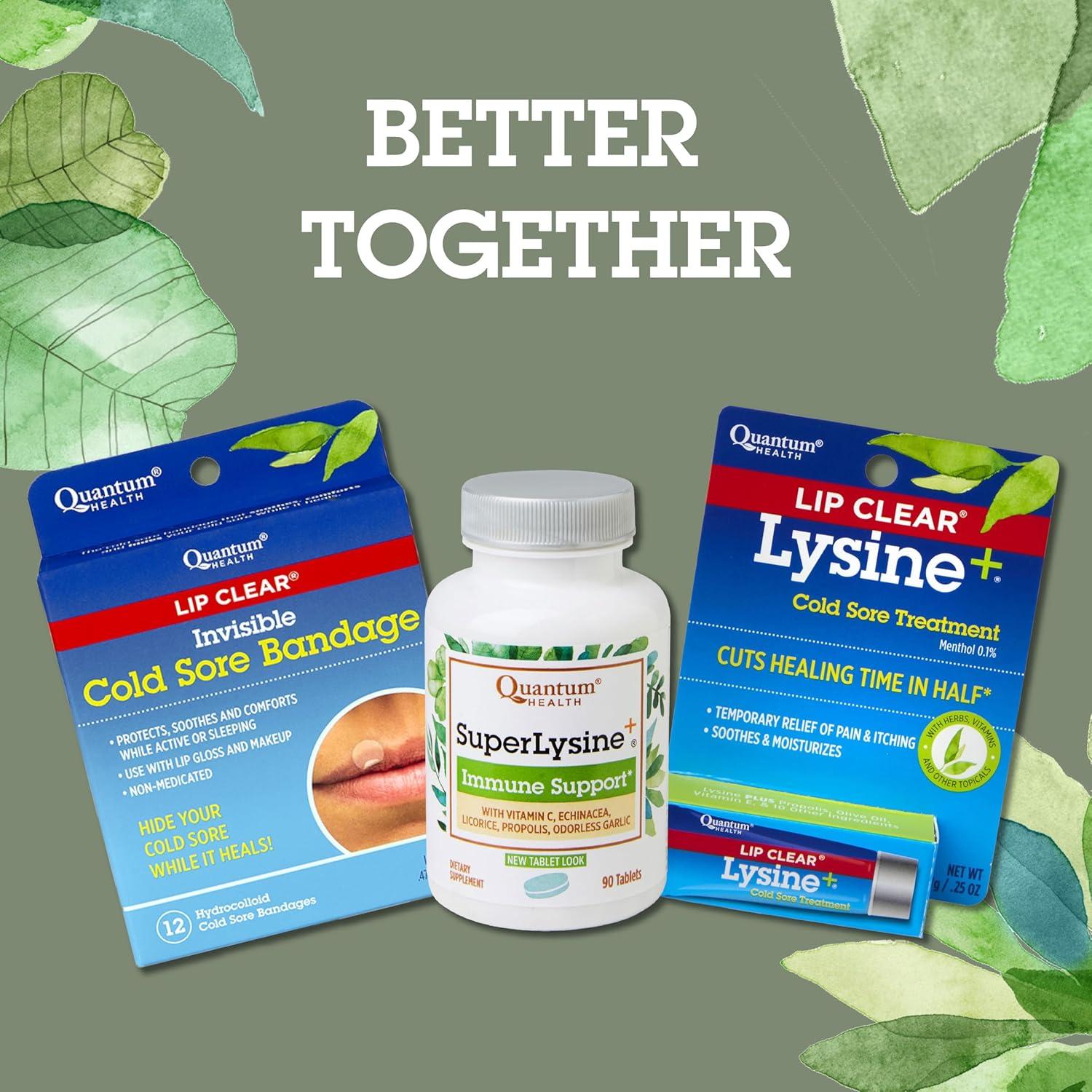 Ungüento Lip Clear Lysine+ Quantum Health 7.09 g - Alivio Herpes Labial