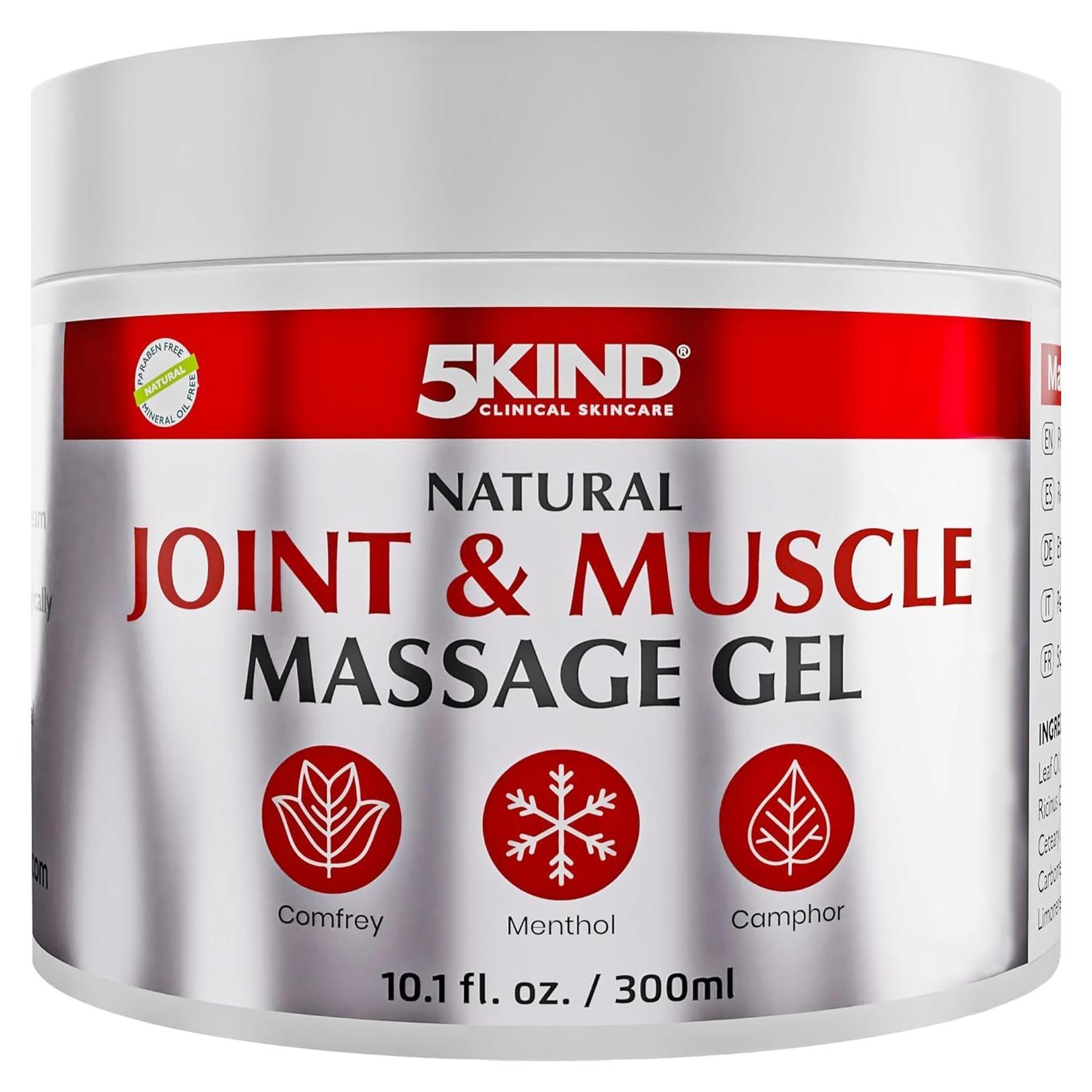 Gel Natural para Articulaciones y Músculos 5Kind 340g