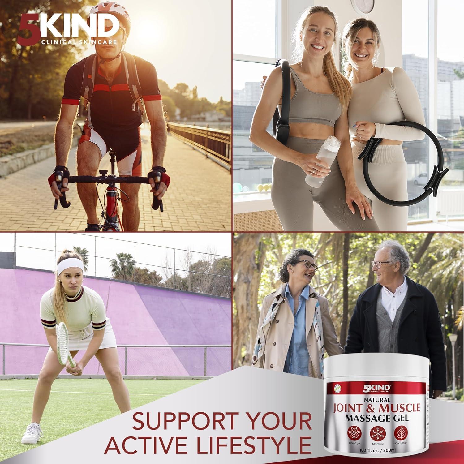 Gel Natural para Articulaciones y Músculos 5Kind 340g