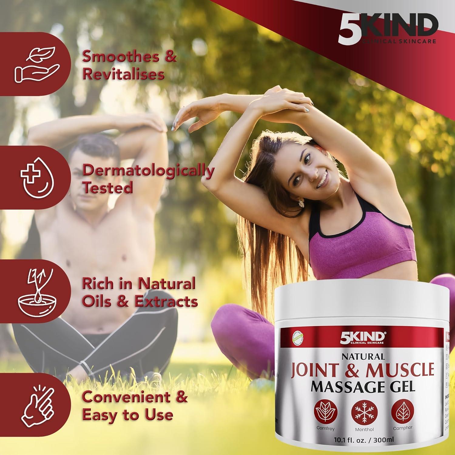 Gel Natural para Articulaciones y Músculos 5Kind 340g