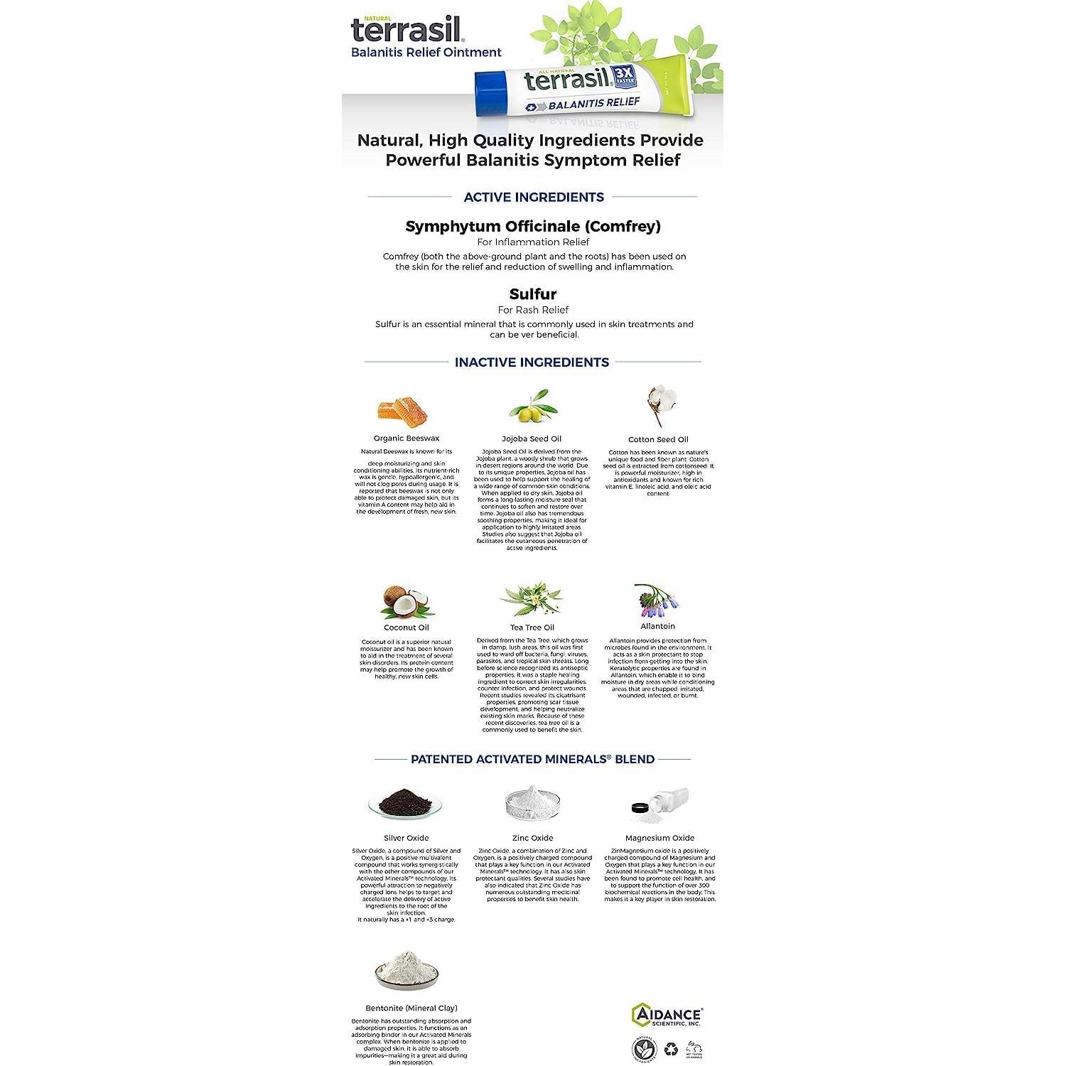 Terrasil Alivio de Balanitis - Ungüento Natural 14g