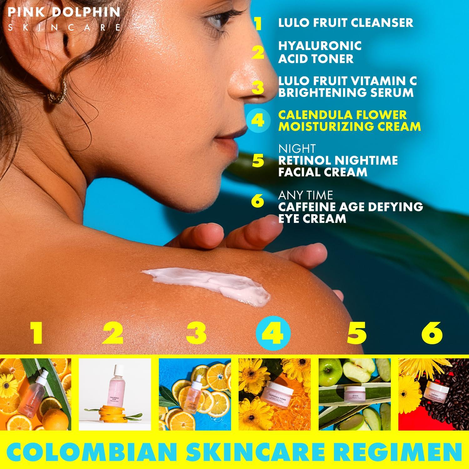 Hidratante Facial Diario Calendula Pink Dolphin 100g - Piel Seca