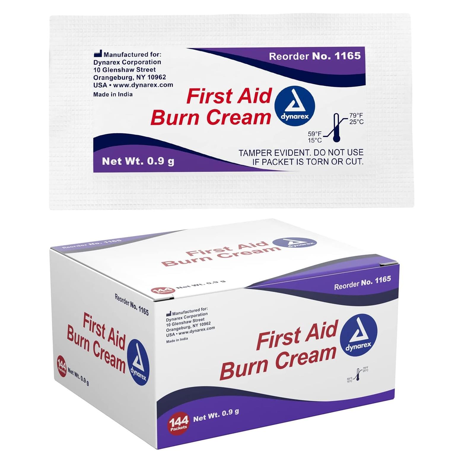 Crema para Quemaduras Dynarex 0.9g - Alivio para Cortes y Heridas