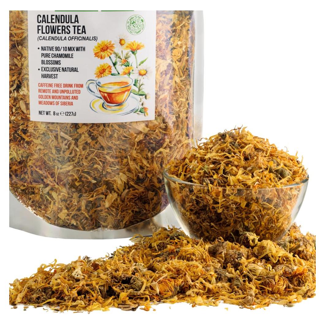 Té de Caléndula y Manzanilla Orgánico 227g - Best Value Organic