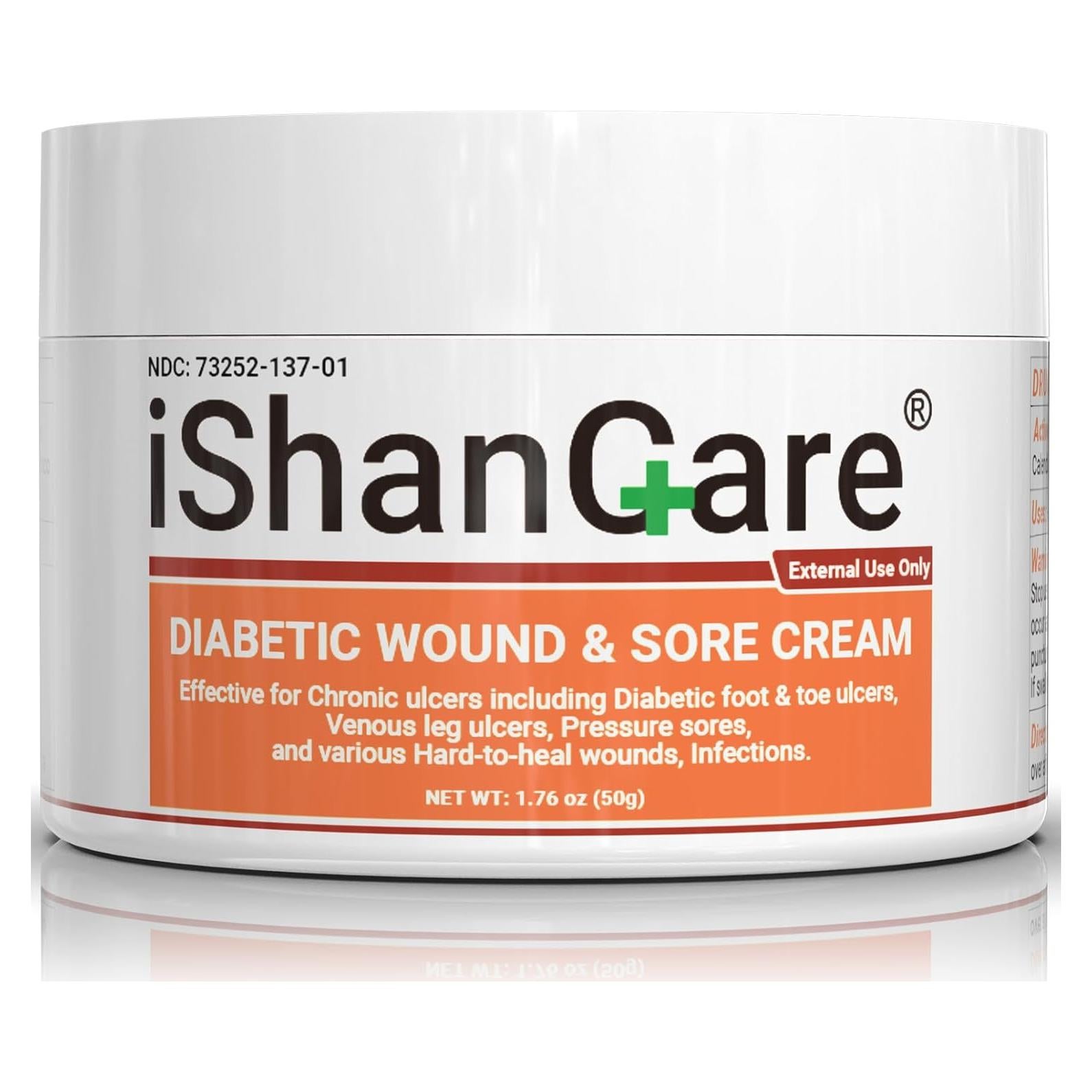 Crema para Úlceras Diabéticas iShanCare 50g - Alivio y Curación