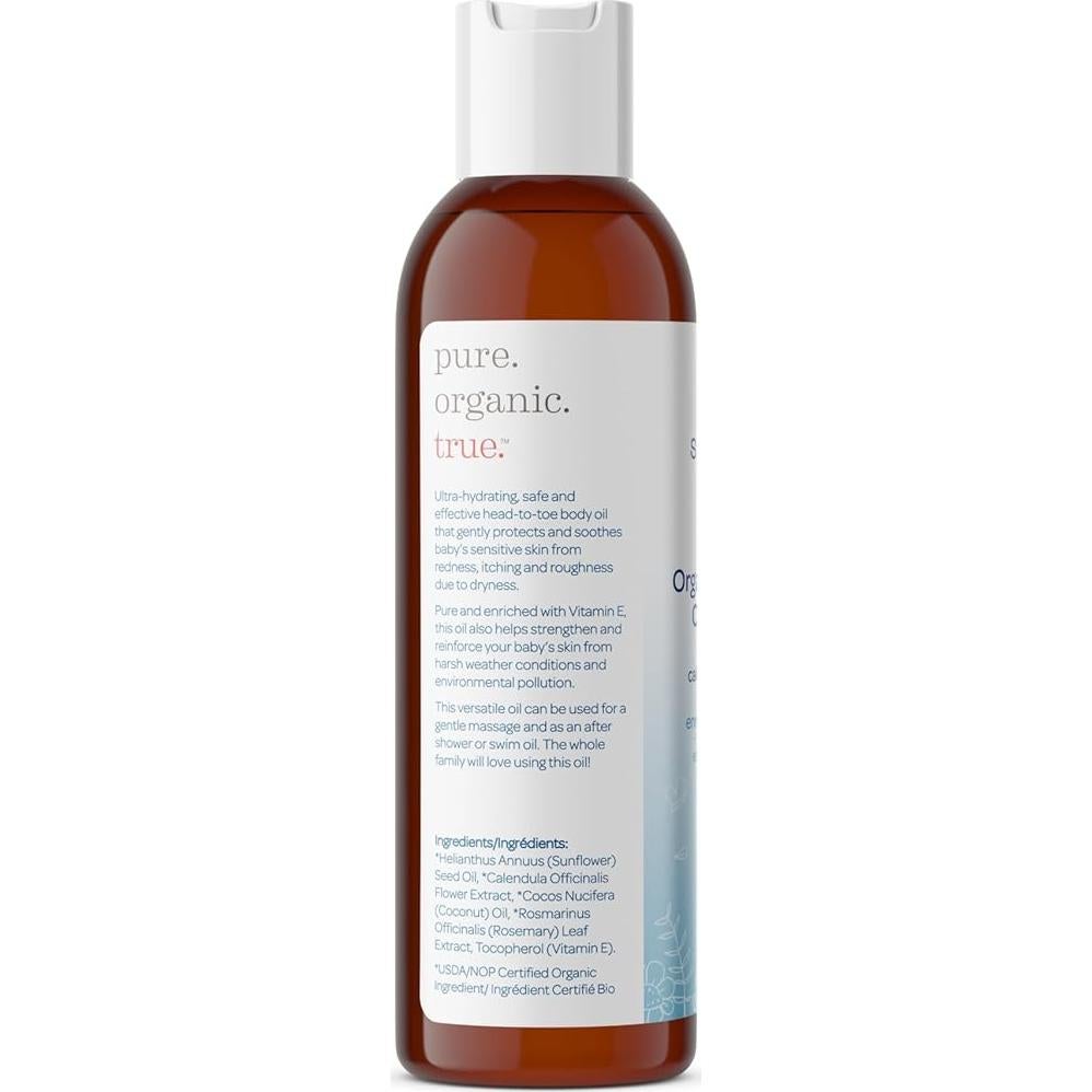 Aceite de Caléndula Orgánico Shoosha 118 ml Hipoalergénico