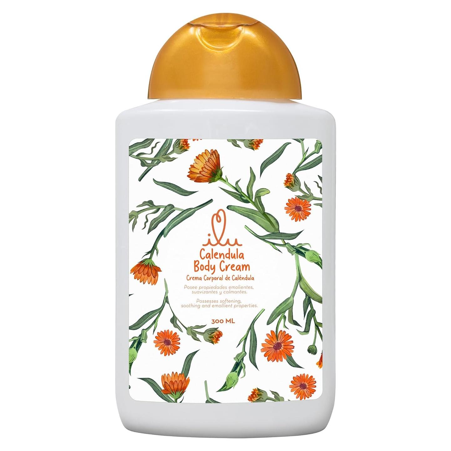 Crema Corporal ILU de Caléndula 300 ml - Hidratante Piel Seca