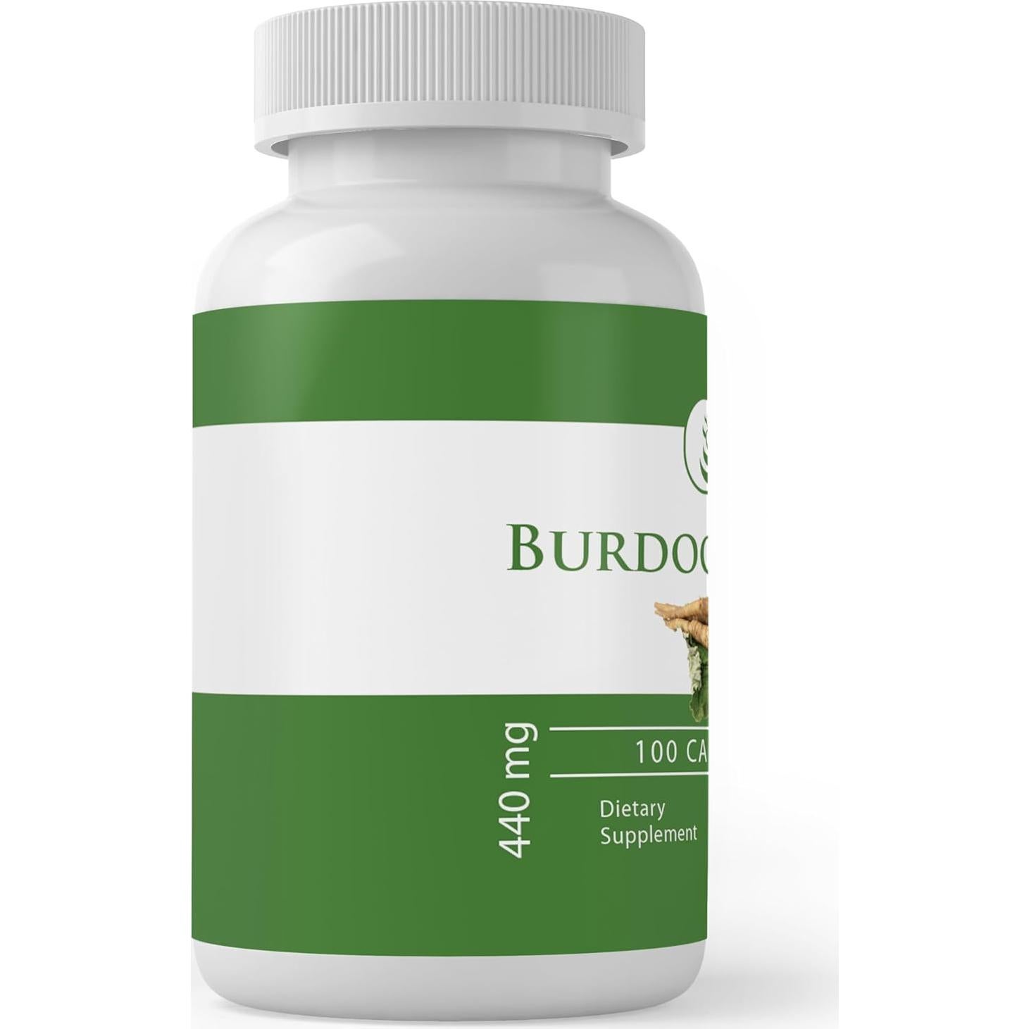 Raíz de Bardana 100 Cápsulas Ingredientes Originales Puros