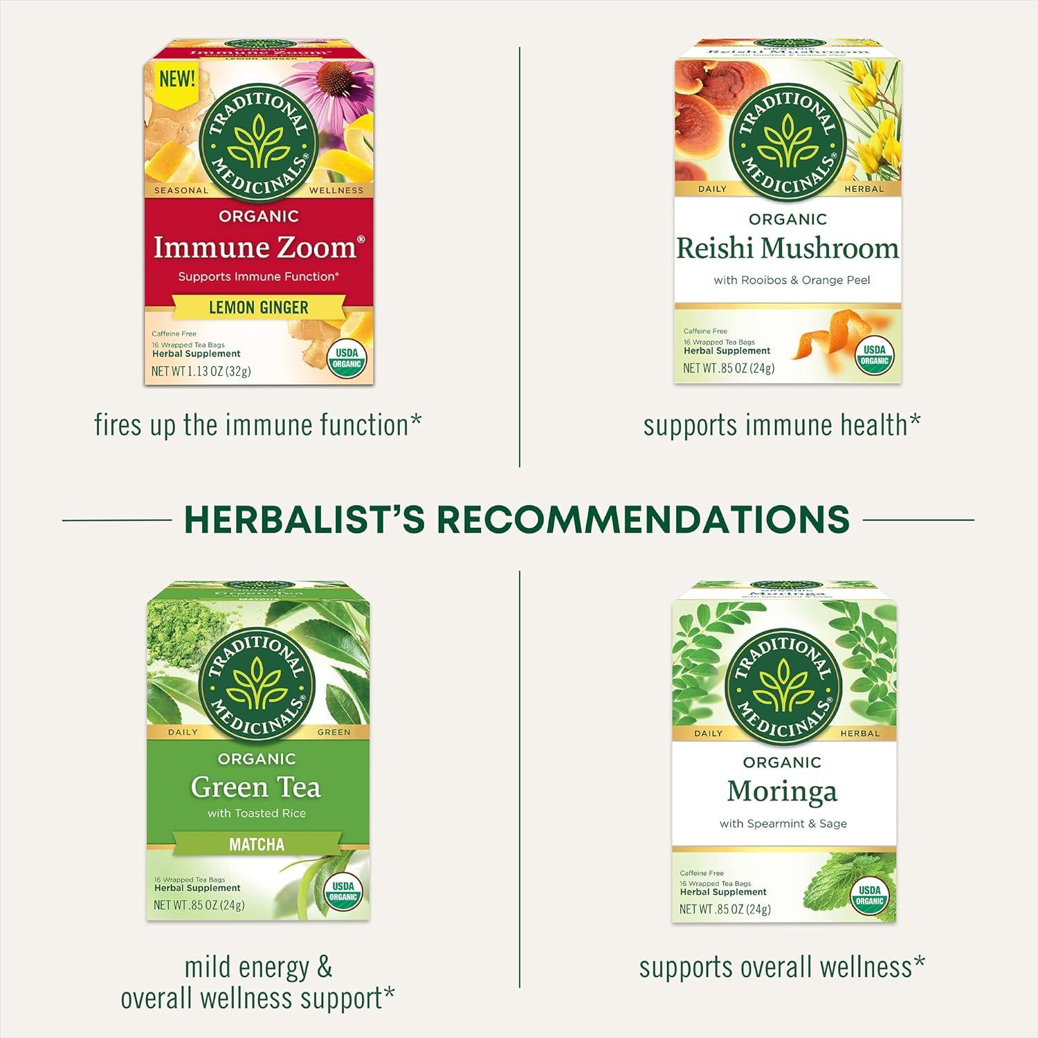 Té Herbal Pau d'Arco Amarillo Tradicionales Medicinales 16 Bolsitas