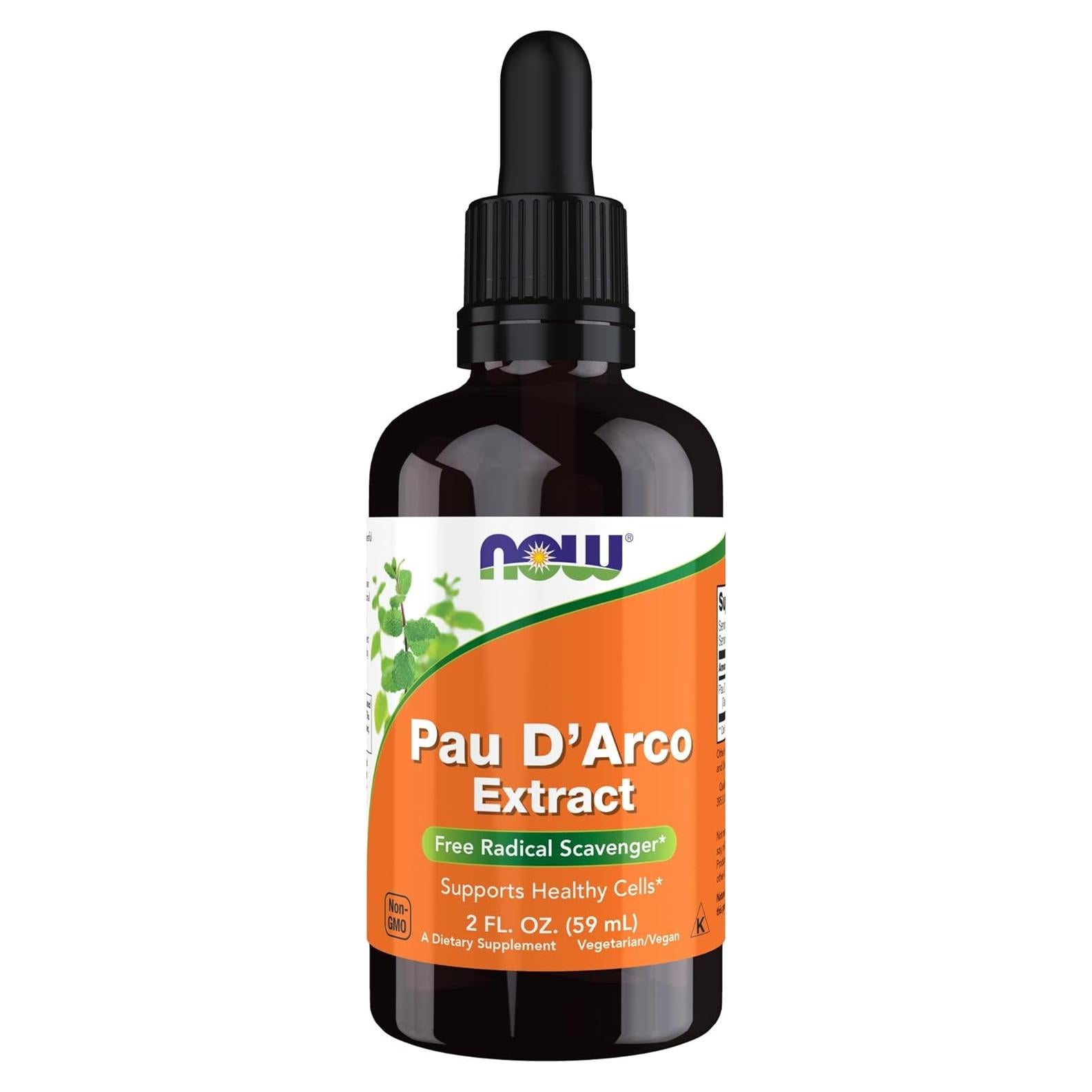 Extracto de Pau D'Arco Líquido NOW Foods 60 ml - Antioxidante