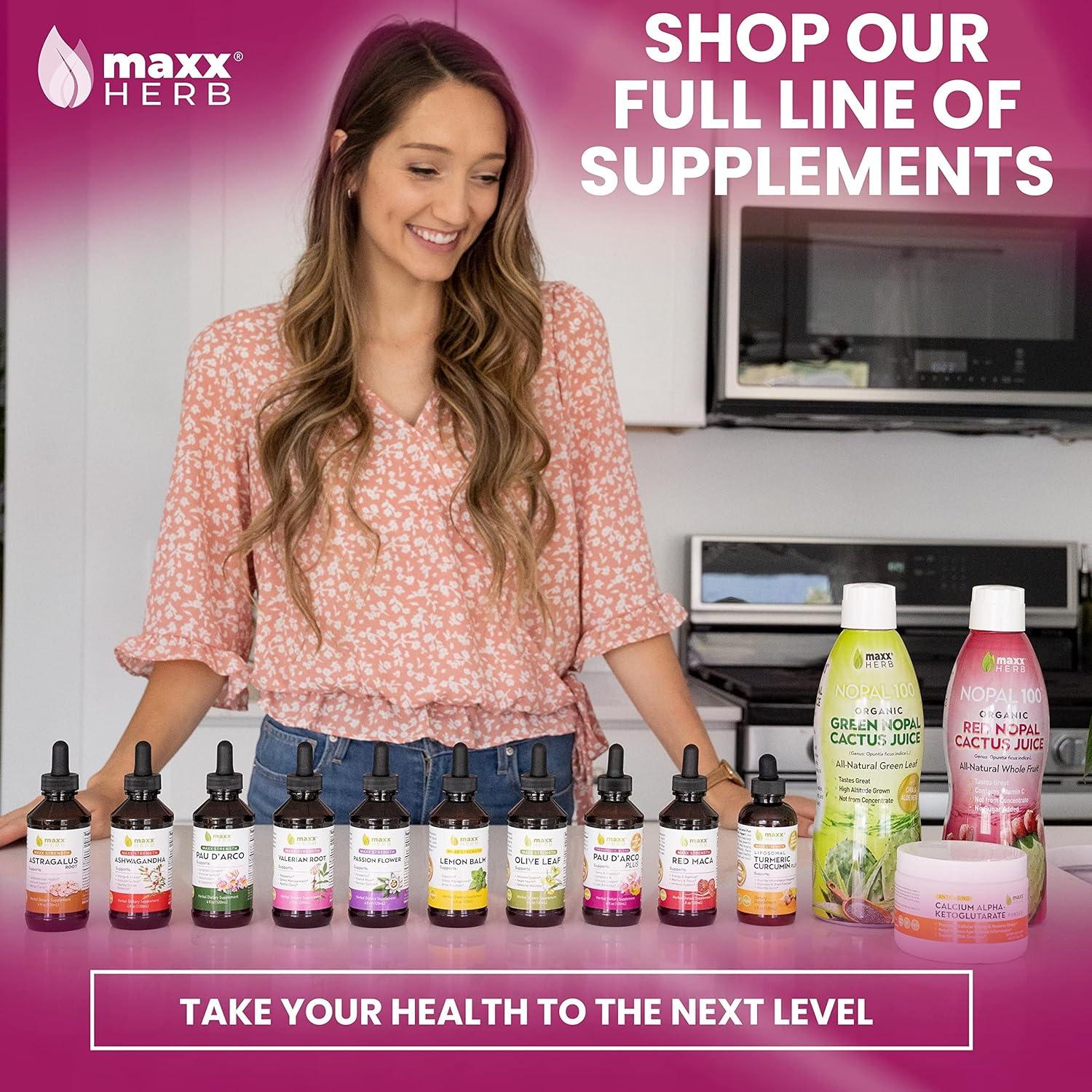 Maxx Herb Extracto de Pau D'Arco 120ml con Diente de León