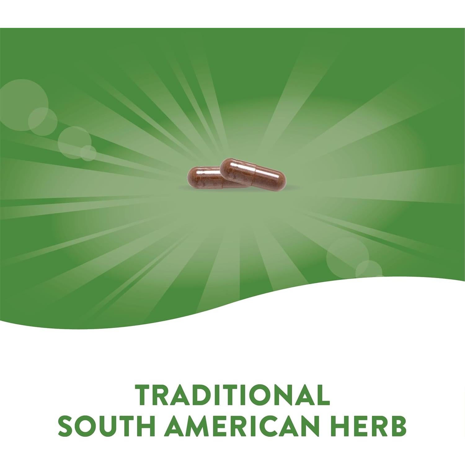 Pau d'Arco Nature's Way 180 Cápsulas 1090 mg Paquete de 2