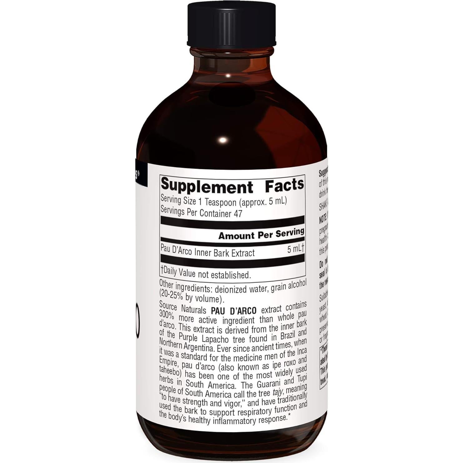 Extracto Líquido Pau D'arco Source Naturals 236.6 ml