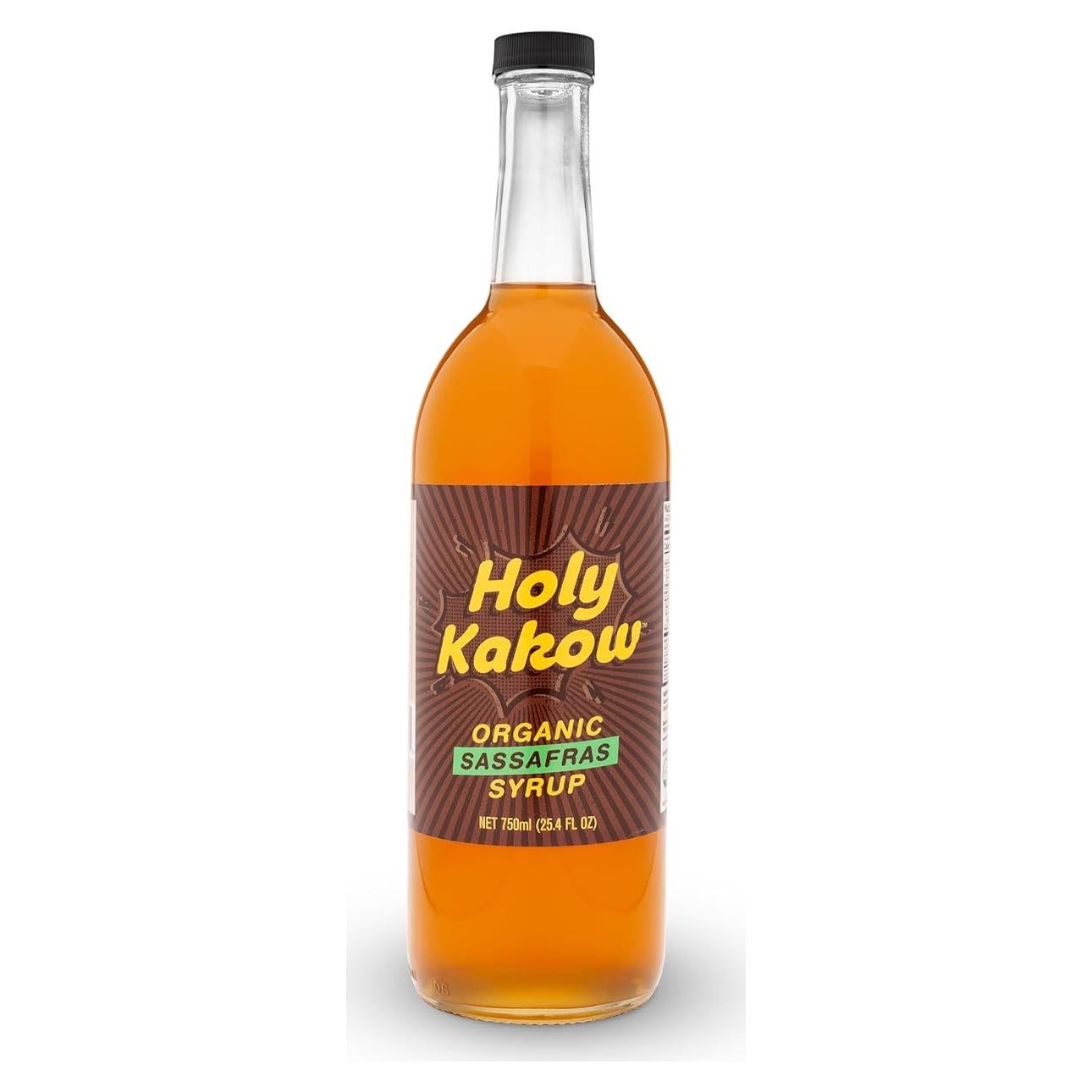 Sirope de Sassafras Orgánico Holy Kakow - 750 ml Sin OGM
