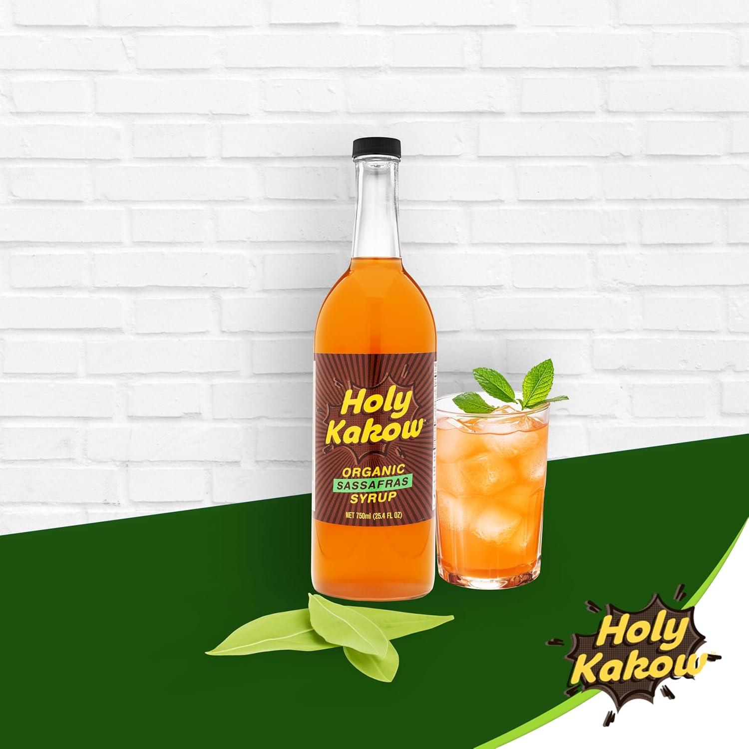 Sirope de Sassafras Orgánico Holy Kakow - 750 ml Sin OGM