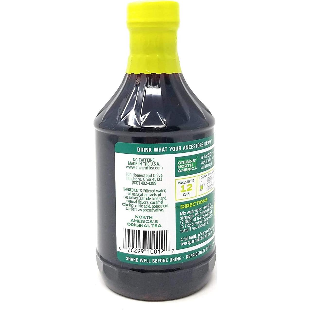 Té Instantáneo de Sassafras Pappy, 3 Botellas de 355 ml