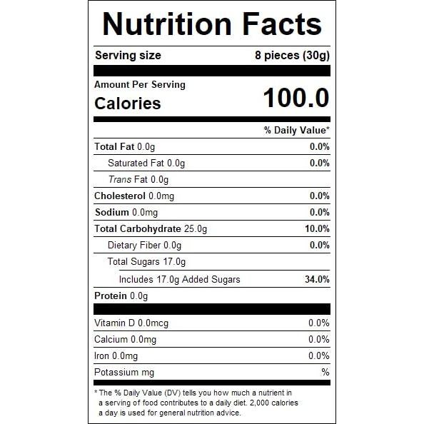 Gotas de Especias Sassafras Beulah 0.91 kg - 240 Caramelos