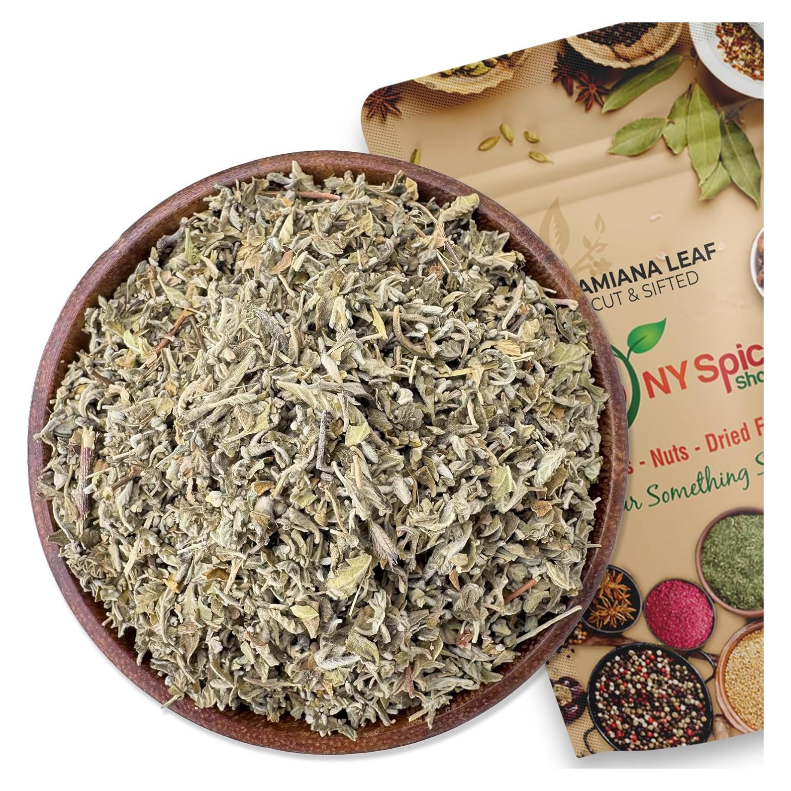 Hojas de Damiana NY Spice Shop 226.8g - 100% Naturales