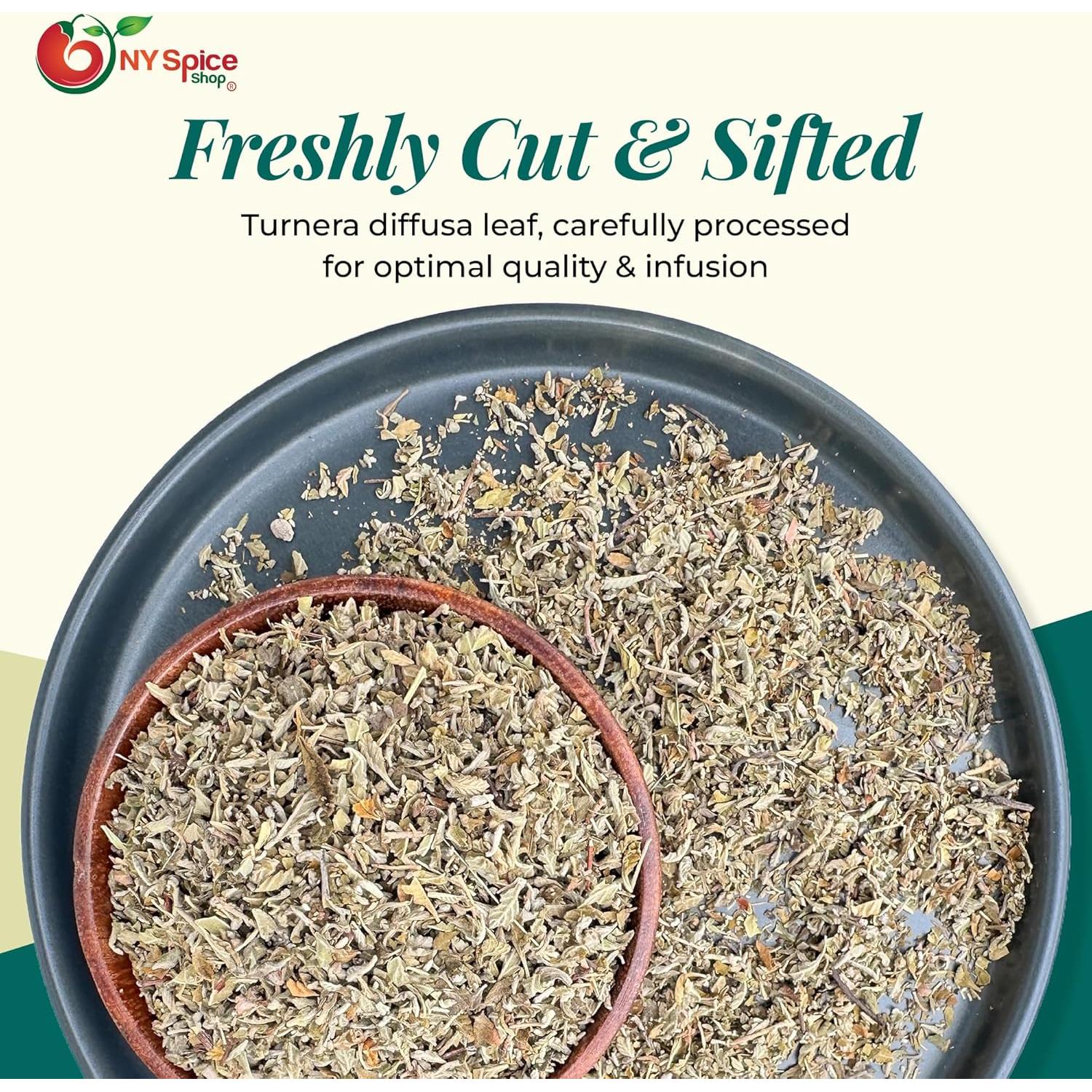 Hojas de Damiana NY Spice Shop 226.8g - 100% Naturales