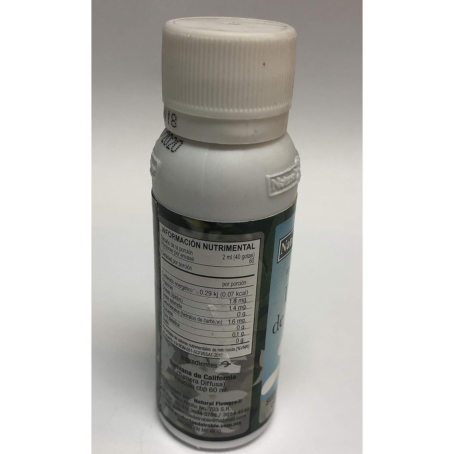 Extracto de Damiana 60ml 100% Natural - Productos del Roble